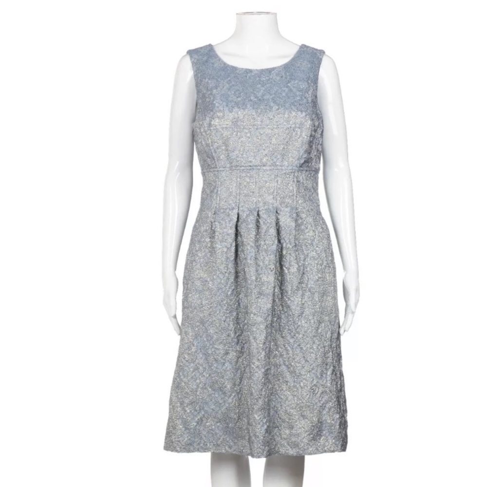 Metallic-flecked brocade dress NWT - Picture 5 of 11